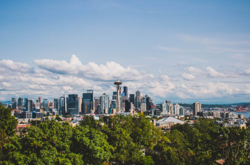 Skyline of Seattle, WA from Kerry Park